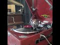 藤山 一郎 ♪さらば靑春♪ 1936年 78rpm record. Columbia Model No G ー 241 phonograph