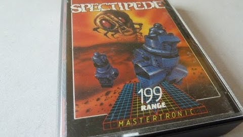SPECTIPEDE CBM64 MASTERTRONIC 1984 C64 CLASSIC RETRO VIDEO GAME (CENTIPEDE clone)