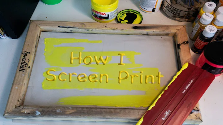 How I Screen Print