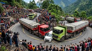 Tanjakan Viral Kembali Heboh, Truk Trailer Anti Jambret & Begal Bikin Gempar Jalur Sitinjau Lauik