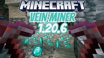 Minecraft Java 1.20.6 Vein Miner Data Pack Showcase/How to Install