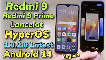 Install Latest HyperOS Android 14 On Redmi 9 English