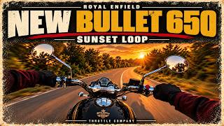 NEW Royal Enfield Bullet 650 | Sunset POV Ride