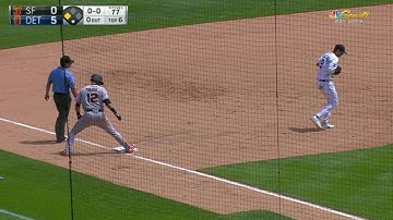 SF@DET: Panik knocks in Span with a triple to right