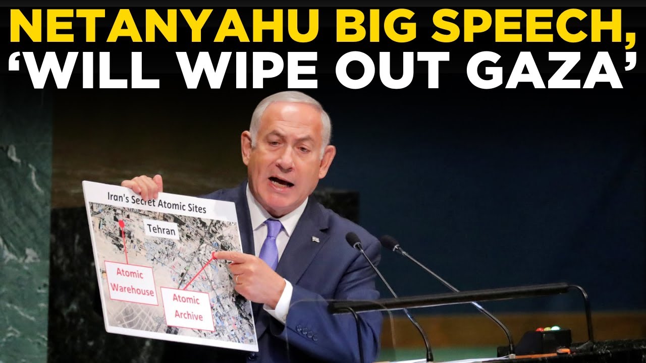 LIVE NEWS: Netanyahu Declares Gaza Will Be Erased  World Reacts Fast! | UNGA LIVE | Israel
