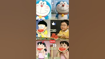 Doraemon Real Life Characters 😱 Doraemon Cartoon Real Face ✅ #doraemon #reallife #shorts #shortsfeed