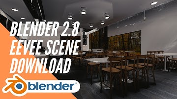 Blender 2.8 EEVEE scene demo + blend file download link 8