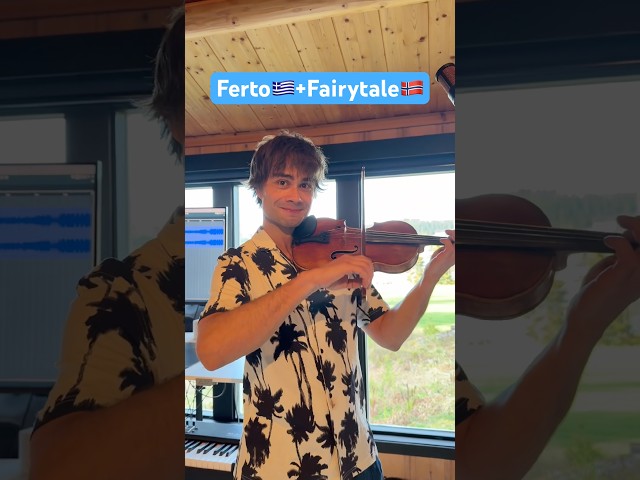 🇬🇷 + 🇳🇴 = Ferto Tale? #eurovision #ferto #greece  #alexanderrybak #fairytale