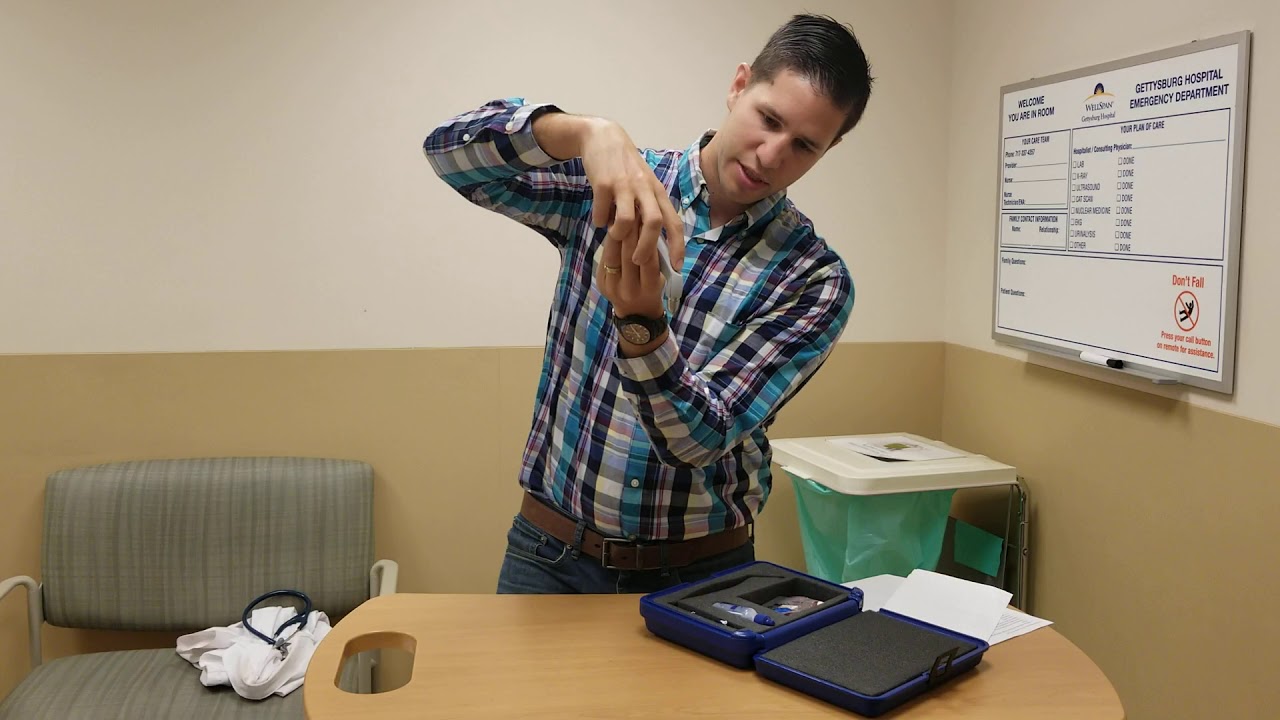 Accutome Accupen tonometer calibration and use instructional overview