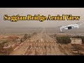 Saggian bridge aerial view  lahore pakistan