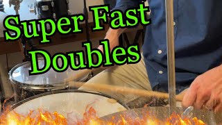 How to Develop PERFECT Double Strokes | Part 3: Super Fast Bounced Doubles | Drum Lesson