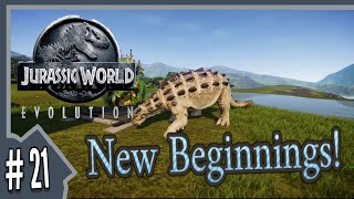 Jurassic World Evolution | #21 Claire's Sanctuary - New Beginnings!