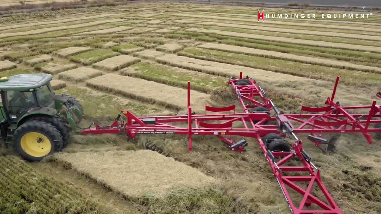 Humdinger Plow Shredding Sushi Rice Straw💪🌾