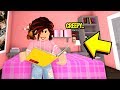 New Roommate Kept WATCHING Me.. She Was An OBSESSED Fan.. (Roblox Bloxburg)