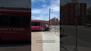 Durango buses are free in the summer!