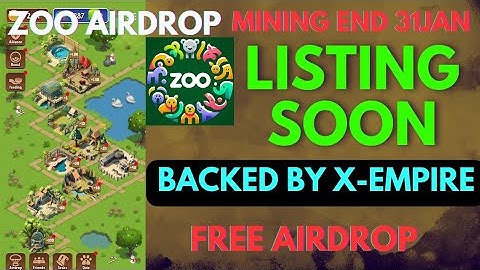 ZOO AIRDROP X-EMPIRE SUPPORTED|| ZOO Airdrop Criteria|| Zoo mining bot #zoo #zooairdrop #airdrop