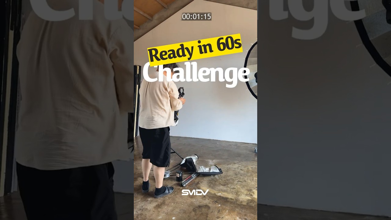 Beauty shoot, one minute is all it takes  Ready in 60 seconds. 