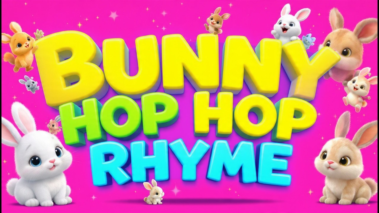 Bunny Friends Song | Cute Rabbit Nursery Rhymes and Friendship Song for Children Learning