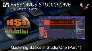 Mastering Basics Part 1 - Studio One 5 - Home Studio Trainer