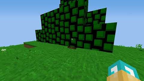 Planting 1 tree in minecraft to save the world! #TeamTrees