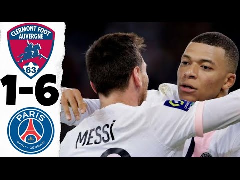 PSG vs Clermont Foot 6-1 Full Extended Highlights & All Goals League 1 Football Match Today | HD PSG vs Clermont Foot 6-1 Full Extended Highlights & All Goals League 1 Football Match Today | HD Thumbnail