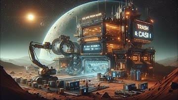 Space Engineers: ESCAPE from MARS! - Ep #3 - TRASH & CASH