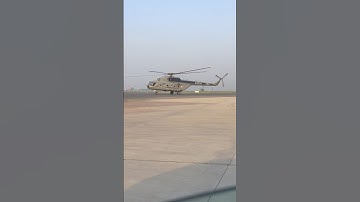 MI-17 Helicopter 🚁 ##shorts #viral #shortvideo #airport #aviation #airforce #takeoff  #helicopter