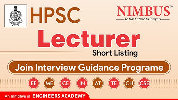 HPSC Lecture shortlisting Announced | Interview guidance & Preparation For HPSC Lecturer #NIMBUS