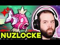 Jessaie de battre pokrogue en nuzlocke avec magicarpe