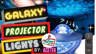 How to Use "STAR GALAXY PROJECTOR NIGHT LIGHT" by ACETEK