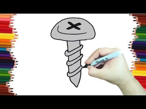 Video: Cómo Dibujar Tornillos