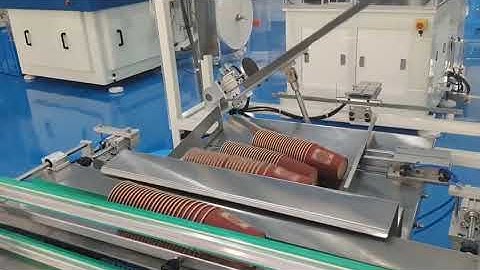 In-line Automatic packaging machine for paper cups