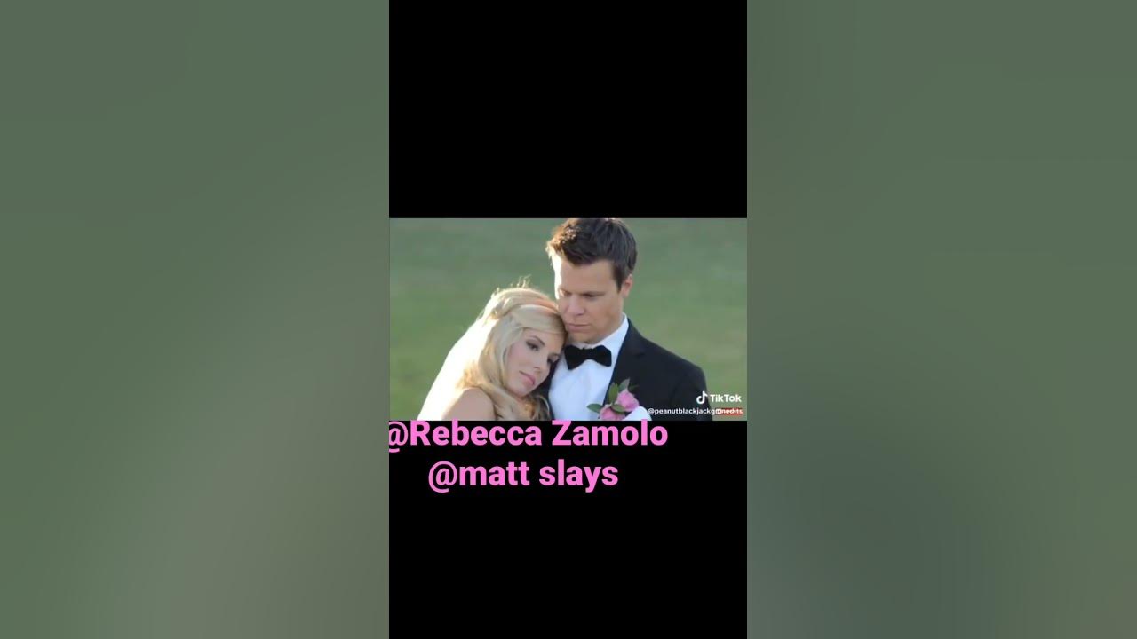 Rebecca Zamolo and Matt slays wedding ❤️