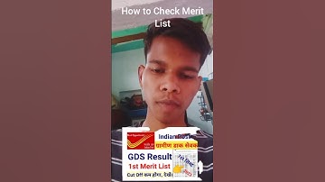 How To Check GDS Result and Merit List 2023 Cut Off #viral  #viralvideo #youtubeshorts  #trending