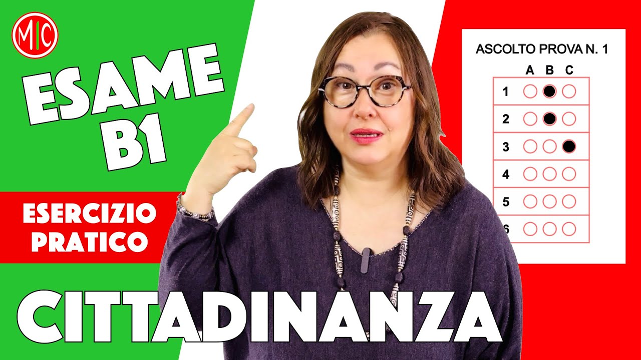Esame B1 Cittadinanza: Prova di ascolto 1 | B1 Italian Citizenship Exam Listening Practice