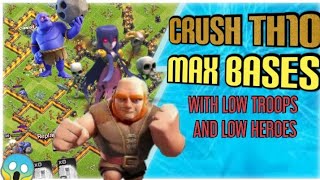 Th10 bowitch attack strategy explained| Th10 3 star army guide how to do bowitch at th10