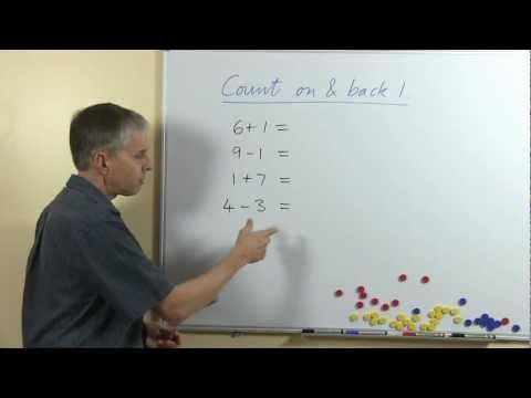 Teacher Math Lesson: Count On +1 and Count Back -1