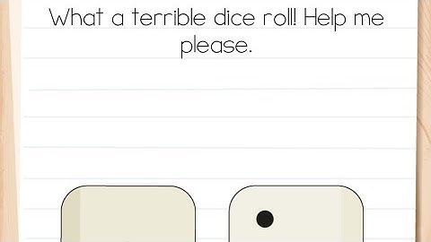 Brain Test Level 27 what a terrible dice roll help me please