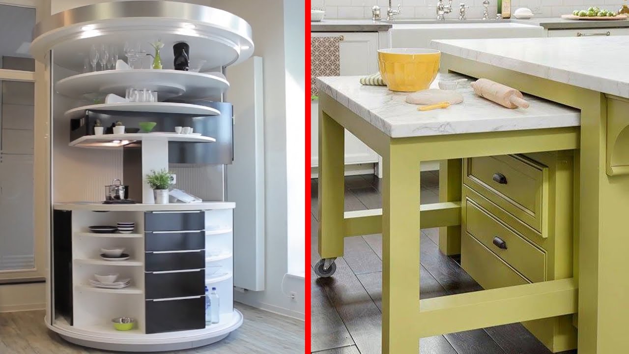 Fantastic Space Saving Kitchen Ideas and kitchen designs   Smart kitchen ▶18