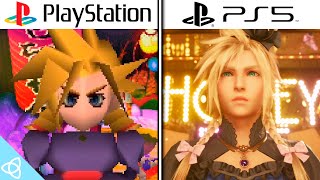 Final Fantasy VII Remake - PS1 Original vs. PS5 Remake | Side by Side