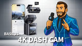 Baseus Primetrip Vd1 Pro 4K Dash Cam - Industry First Solar Panel Lithium Battery Design