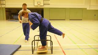 Kniegesundheit || Fortgeschrittene Übungen am Pedalo-Stabilisator (nicht nur für Judoka) - Folge 4