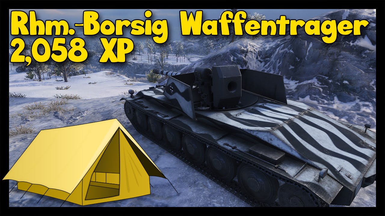 world of tanks news ► World of Tanks Rhm.-Borsig WT Gameplay | [2,058 XP] OP Camping Position! [1080p]