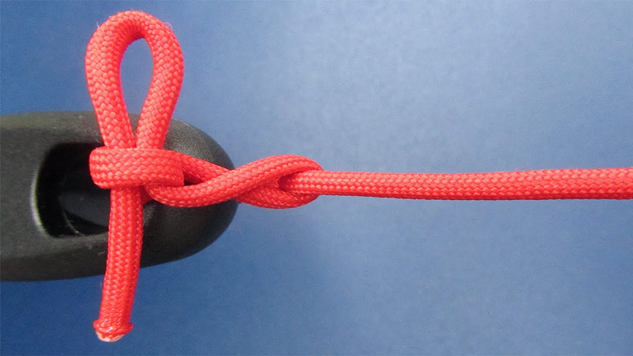 Quick and easy to tie paracord quick release knot. Very simple but very