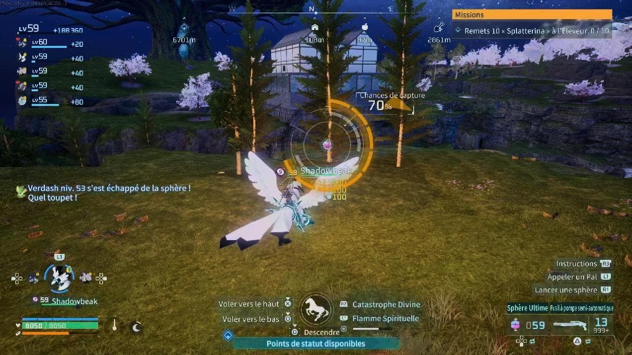 Palworld une Spheres = 2 pal capture normal ou pas ??