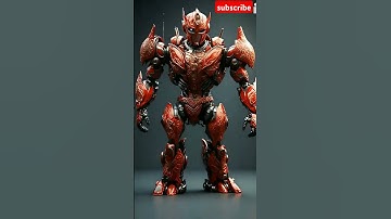 Red Batik Sports Car Transforms Into Cultural Mech Robot #robot #ai #transformers #automobile