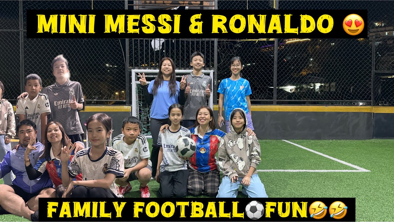 Fun Football Match With My Little Champions🏆⚽️ | Best family football match ever! Niece vs Nephew👍 