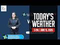 Today's Weather, 5 P.M. | June 15, 2026