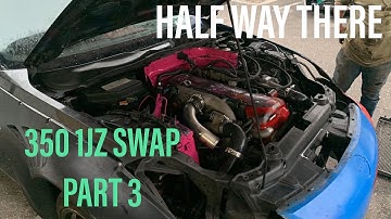 350JZ Mock up with trans + Intercooler install + Complete Wiring + Order Maverick CDO/JZ adapter