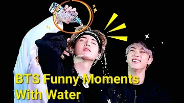 Funny Moments With Bts In Water